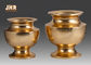 O ouro do casamento folheou bens da forma do potenciômetro dos vasos da tabela da peça central da fibra de vidro
