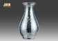 Vasos de prata do vidro de mosaico dos artigos decorativos modernos de Homewares do vaso da tabela da fibra de vidro