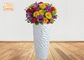 Potenciômetros de flor modernos decorativos da fibra de vidro do estilo para plantas artificiais 2 tamanhos