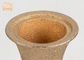 Forma geada clássico do troféu do vaso da tabela da peça central dos plantadores da urna da fibra de vidro do ouro