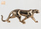 Decoração interna das estatuetas animais de Polyresin da folha de ouro